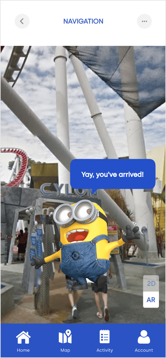 Polished, high-fidelity mockups of the redesigned Navigation page.